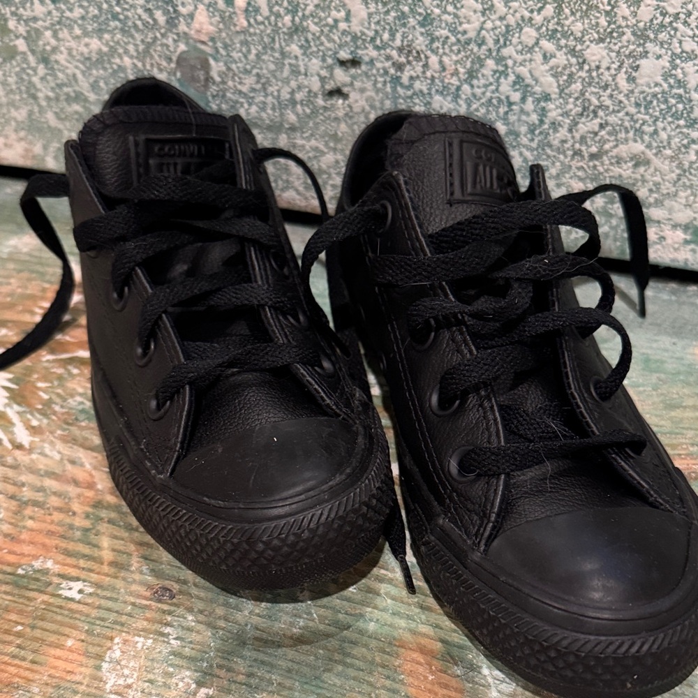 Converse Kids All Black Sneakers
